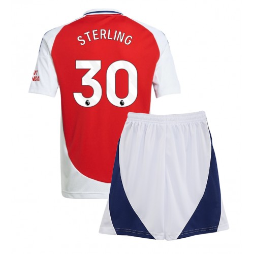 Arsenal Raheem Sterling #30 Domaci Dres za djecu 2024-25 Kratak Rukav (+ Kratke hlače)